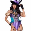 LA87136, Mischievous Mad Hatter Costume By Leg Avenue -Funky Lingerie Outlet 87136 001 101 13222.1663132393