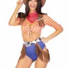 LA87159, Playful Cowboy Costume By Leg Avenue -Funky Lingerie Outlet 87159 001 101 06623.1692813417