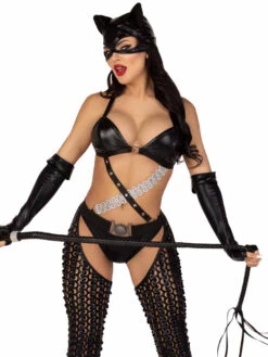 LA87169, Mistress Kitty Costume By Leg Avenue