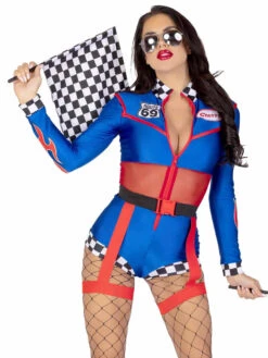 LA87172, Cherry Bomb Racer Costume By Leg Avenue -Funky Lingerie Outlet 87172 003 101 15268.1692810731