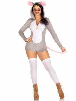 LA87183, Comfy Mouse Romper By Leg Avenue -Funky Lingerie Outlet 87183 01 025 17261.1692770627