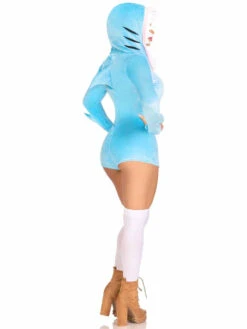 LA87184, Comfy Shark Romper By Leg Avenue -Funky Lingerie Outlet 87184 02 038 23048.1692770538