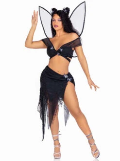 LA87190, Dark Fairy Costume By Leg Avenue -Funky Lingerie Outlet 87190 01 001 01705.1692814041