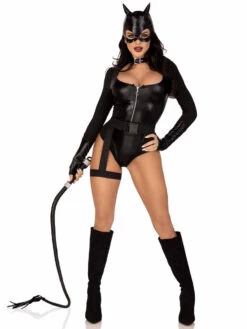 LA87191, Fierce Feline Costume By Leg Avenue -Funky Lingerie Outlet 87191 01 001 27958.1692770178