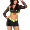LA87215, Five Alarm Fire Fighter Costume -Funky Lingerie Outlet 87215 001 001 96720.1725489915