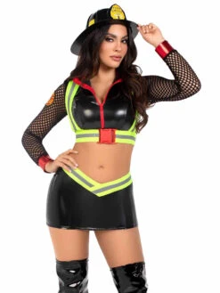 LA87215, Five Alarm Fire Fighter Costume