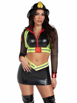LA87215, Five Alarm Fire Fighter Costume -Funky Lingerie Outlet 87215 003 001 71053.1725489878