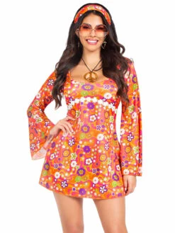 LA87221, Hippie Chick Costume