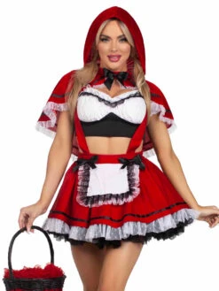 LA87230, Flirty Miss Red Costume