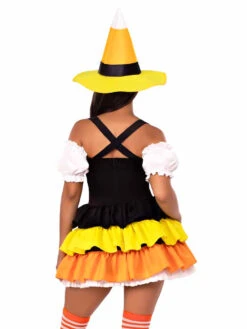 LA87267, Candy Corn Witch Costume By Leg Avenue -Funky Lingerie Outlet 87267 009 101 68781.1756334584