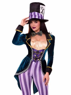 LA87285, Classic Mad Hatter Costume -Funky Lingerie Outlet 87285 003 101 61833.1756331582