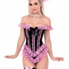 LA87290, Ruffle Bodysuit With Boning -Funky Lingerie Outlet 87290 003 013 86252.1756404854
