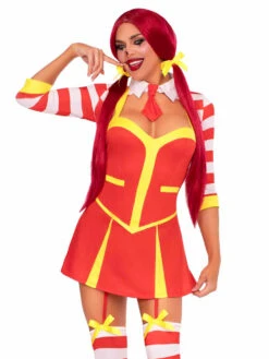 LA87297, Ketchup Clown Costume -Funky Lingerie Outlet 87297 003 101 40660.1756338490