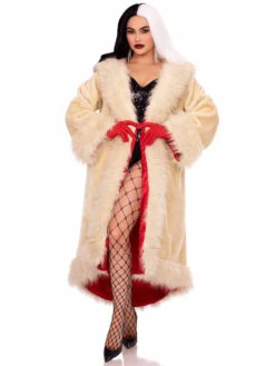 LA87309, Faux-Fur Coat -Funky Lingerie Outlet 87309 03 021 12703.1756427870