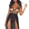 LA88020, Cage Strap Maxi Dress