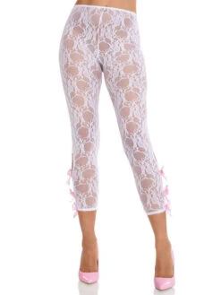 LA8813, Floral Lace Footless Tights -Funky Lingerie Outlet 8813 01 002 53394.1741998203