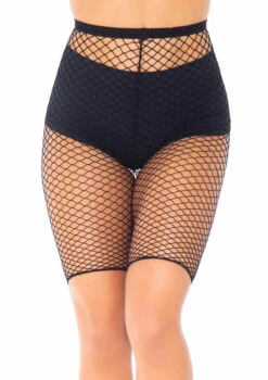 Leg Avenue | LA8882, Industrial Net Biker Shorts -Funky Lingerie Outlet 8882 01 001 54914.1584845366