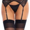 LA8886, Rhinestone Garter Belt -Funky Lingerie Outlet 8886 01 001 93988.1609873930