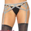 Leg Avenue | LA8887, Shimmer Garterbelt -Funky Lingerie Outlet 8887 2 20514.1542216953