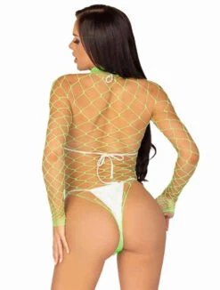 LA-89210, High Neck Fence Net Rave Outfits -Funky Lingerie Outlet 89210 NG B 90659.1692291576