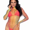 LA89230, Rainbow Fishnet Bodysuit -Funky Lingerie Outlet 89230 82336.1692292216