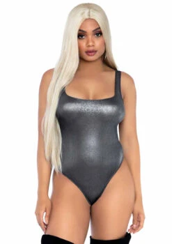 Leg Avenue | LA89265, Shimmer Thong Bodysuit