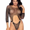 LA89289, Suspender Bodysuit With O-ring Detail By Leg Avenue -Funky Lingerie Outlet 89289 001 001 71254.1630439522