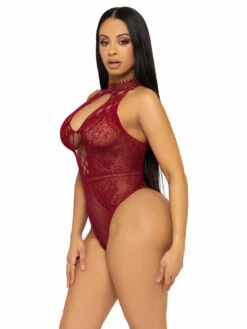 LA89307, Keyhole Halter Bodysuit -Funky Lingerie Outlet 89307 04 036 1 83588.1669101065