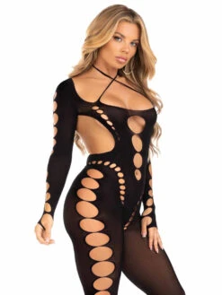 LA89324, Cut-out Footless Bodystocking -Funky Lingerie Outlet 89324 005 001 88323.1708562656