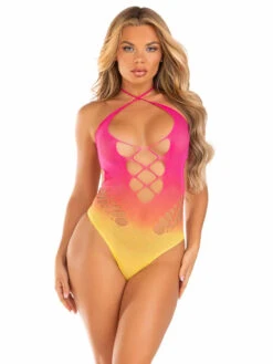 LA89328, Ombre Bodysuit By Leg Avenue