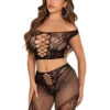 LA89353, Net And Lace Top And Tights -Funky Lingerie Outlet 89353 003 001 07226.1742448906