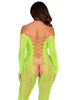 LA89357, Python Net Crotchless Footless Bodystocking -Funky Lingerie Outlet 89357 006 031 83138.1742445319