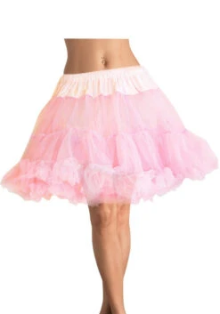 LA-8990, Layered Tulle Petticoat -Funky Lingerie Outlet 8990 lt pink 64689.1665681210