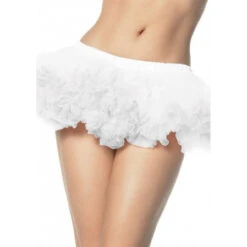 LEG AVENUE LA-8993, Puffy Chiffon Petticoat -Funky Lingerie Outlet 8993 white 84741.1673909497