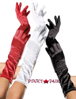 LA-8B, Satin Elbow Gloves