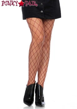 LA-9005, Diamond Net PantyHose -Funky Lingerie Outlet 9005 burgundy 72823.1567997204