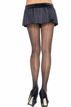 LA-9132, Cuban Heel Backseam PantyHose