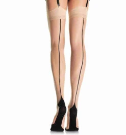 LA-9213, BackSeam Stockings Cuban Heel