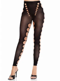 LA9243, Cutout Footless Tights