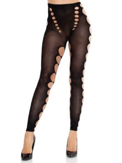 LA9243, Cutout Footless Tights -Funky Lingerie Outlet 9243 03 001 89584.1741929469