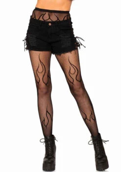 Leg Avenue | LA-9288, Flame Net Tights