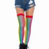 LA-9290, Rainbow Fishnet Thigh Highs By Leg Avenue 2 LA-9290, Rainbow Fishnet Thigh Highs By Leg Avenue -Funky Lingerie Outlet 9290 01 101 45124.1585002953
