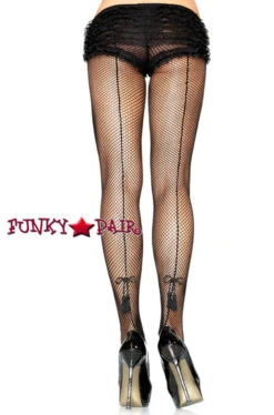 LA-9320, Fishnet PantyHose With Tassel