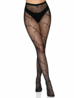 LA-9724, Cracked Fishnet Tights By Leg Avenue