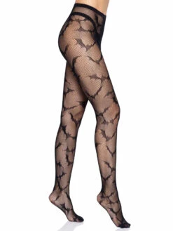 LA-9725, Bat Net Tights By Leg Avenue -Funky Lingerie Outlet 9725 04 001 08339.1683012788