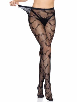 LA-9725, Bat Net Tights By Leg Avenue -Funky Lingerie Outlet 9725 07 001 90790.1683012751
