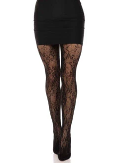 LA9731, Garden Rose Tights -Funky Lingerie Outlet 9731 03 001 33940.1753935243
