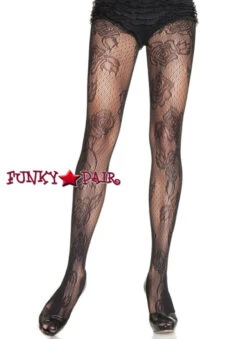 LA-9775, Micro FishNet Rose PantyHose