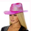 Forplay FP-992351, Metallic Cowboy Hat -Funky Lingerie Outlet 992351 fuchsia alt1 lg 25486.1694233630