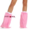 Rave Pink Furry Leg Warmer| ForPlay FP- 997921